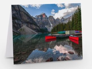 Moraine Lake Card - 5.5” x 4” Blank