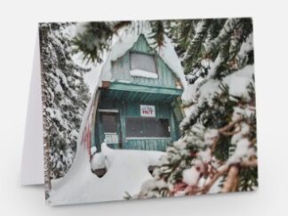 Mt. Waverly Cabin Card - 5.5” x 4” Blank